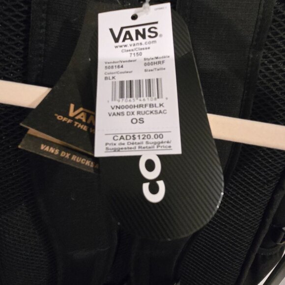 Vans Rucksack Backpack Skateboarding VN000HRFBLK Unisex Bag NEW - Picture 7 of 10